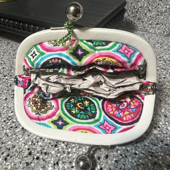 👛VERA BRADLEY KISSLOCK COIN PURSE - Picture 3 of 16